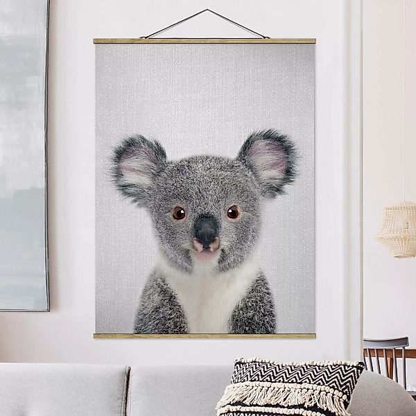 Stoffbild mit Posterleisten Baby Koala Klara günstig online kaufen