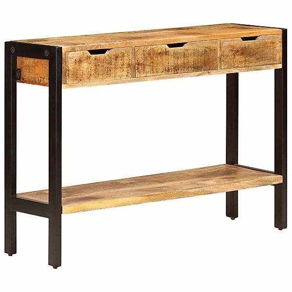 Sideboard Mit 3 Schubladen 110 X 35 X 75 Cm Massivholz Mango günstig online kaufen