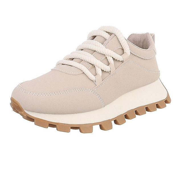 Ital-Design Lässige Sneakers mit robuster Sohle und Schnürung für Damen Sne günstig online kaufen