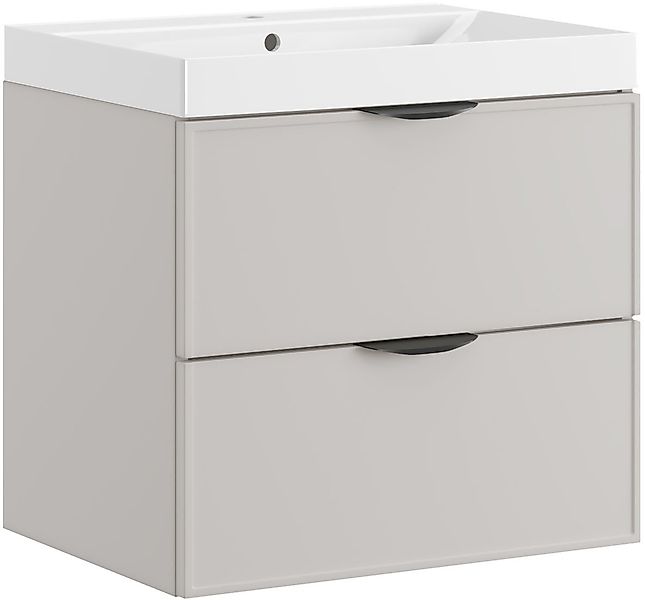 welltime Waschtisch FLOW SIMPLE mit Waschbecken, Breite 60 oder 80cm, moder günstig online kaufen