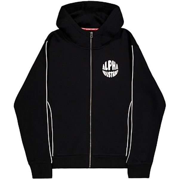 Alpha Industries  Sweatshirt Logo Zip Hoodie - black günstig online kaufen