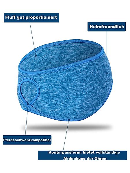 Coonoor Stirnband Fleece Stirnband mit Pferdeschwanzöffnung, günstig online kaufen