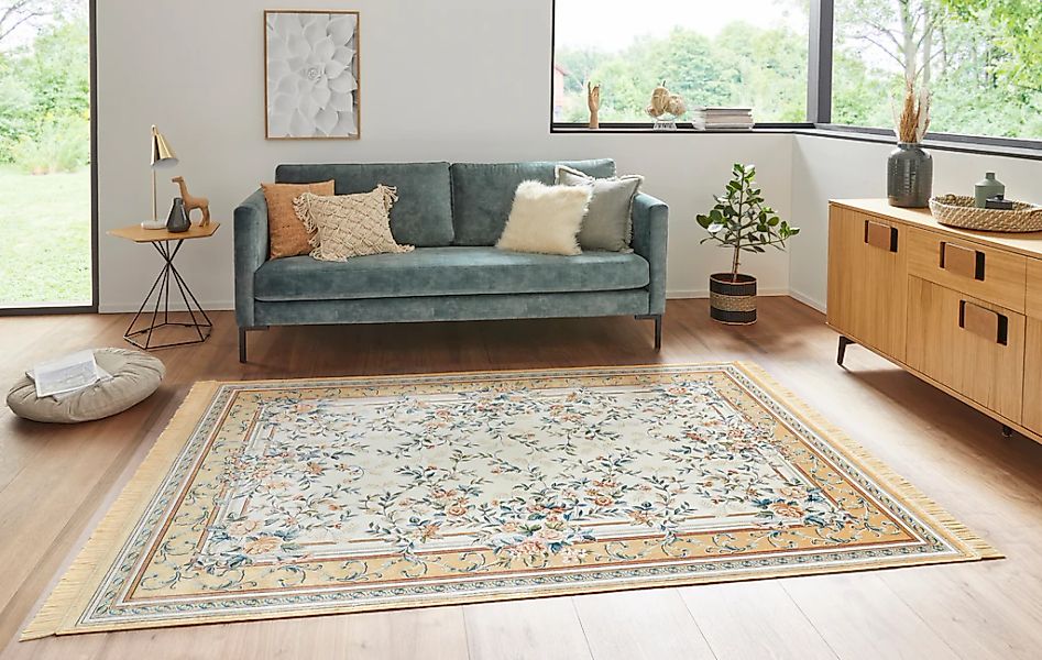 HANSE Home Teppich "Antik Flowers" rechteckig 5 mm Höhe Orientalisch mit Fr günstig online kaufen
