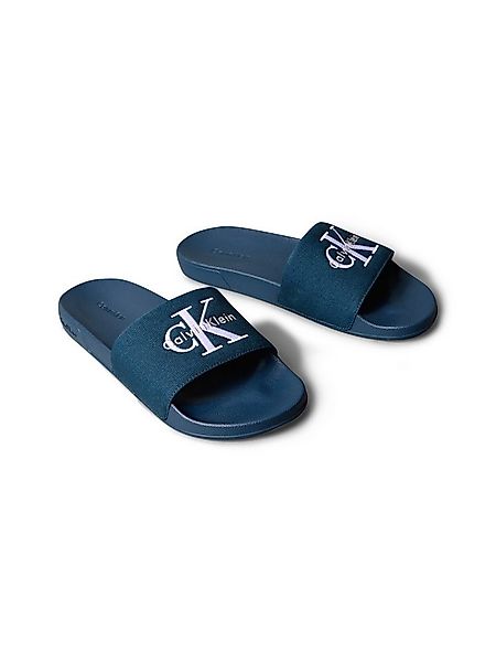 Calvin Klein Jeans ESS SLIDE CV Pantolette Badeschuh, Flat, Poolslides mit günstig online kaufen