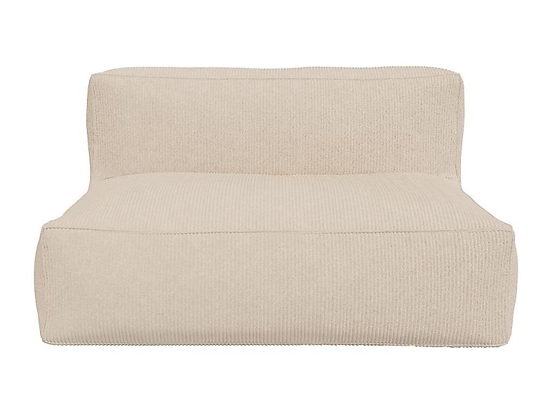 Sofa 2-Sitzer - Cord - Beige - NOUMARA günstig online kaufen