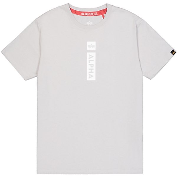 Alpha  T-Shirt Alpha Puff Print T - pastel grey günstig online kaufen