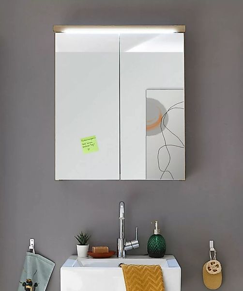 freiraum Badezimmerspiegelschrank Peter 60 x 68 x 20 cm (B/H/T) günstig online kaufen
