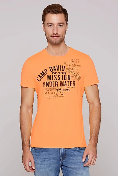 CAMP DAVID Rundhalsshirt mit Baumwolle günstig online kaufen