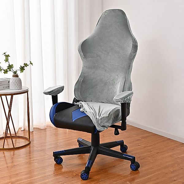 Jibenhome Bürostuhlhusse Stuhlbezug Samt Gaming Stuhl günstig online kaufen