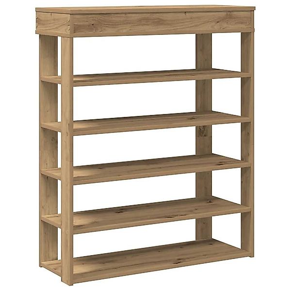vidaXL Schuhregal Schuhregal Artisan-Eiche 80x30x98 cm günstig online kaufen