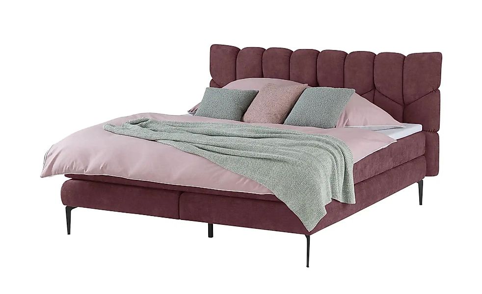 switch Boxspringbett  Bari ¦ rot ¦ Maße (cm): B: 155 H: 110 Betten > Einzel günstig online kaufen