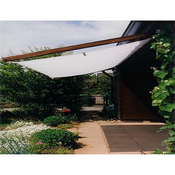 Floracord Sonnensegelbausatz Universal Silbergrau 330 cm x 200 cm günstig online kaufen