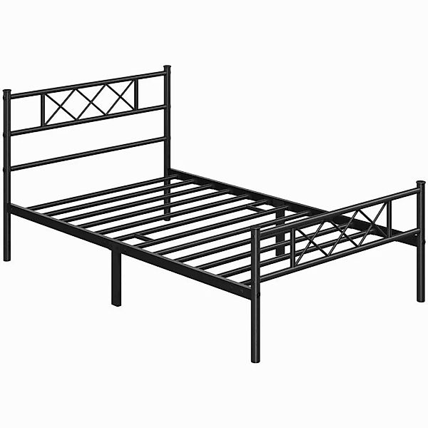 Yaheetech Bettgestell Metallbett mit Lattenrost, mit günstig online kaufen
