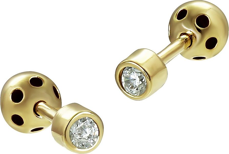 GoldDream Paar Ohrstecker GoldDream Ohrstecker Zirkonia 2,5mm (Ohrstecker), günstig online kaufen
