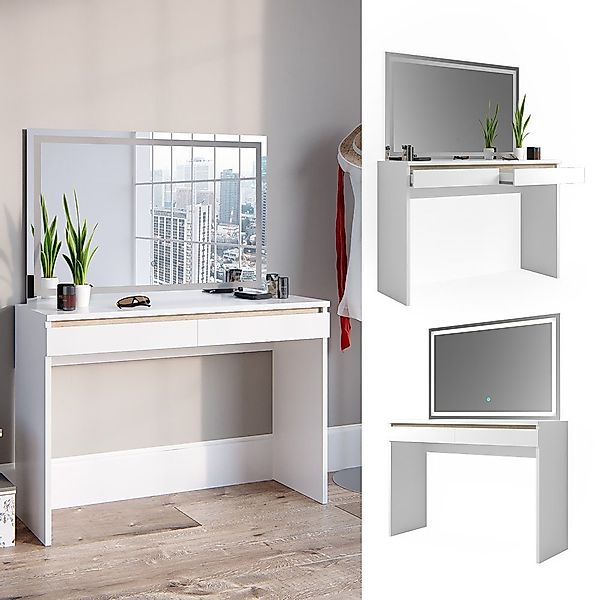 Vicco Schminktisch Emma, Weiß, 120 cm günstig online kaufen