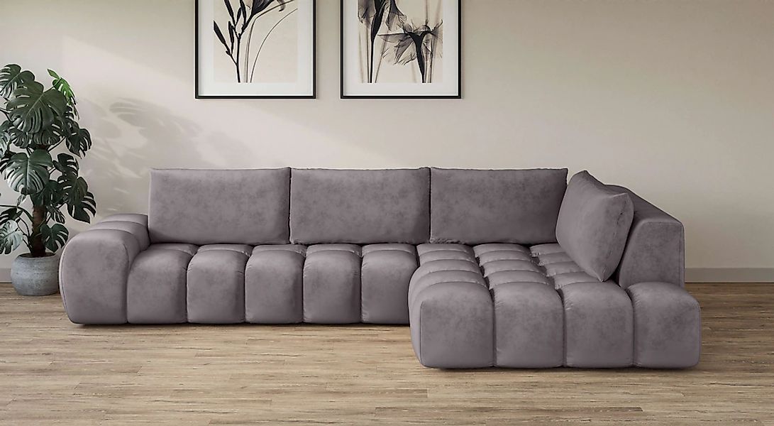 INOSIGN Ecksofa "AZITA klein, L-Form, elegant und bequem Designsofa in Bubb günstig online kaufen