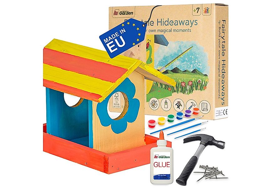 ITA Nistkasten Vogelfutterhaus DIY Bastelset zum Zusammenbauen und Bemalen, günstig online kaufen