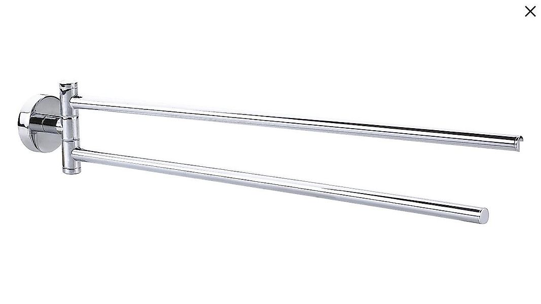 tesa Handtuchhalter tesa Handtuchhalter Ekkro chrom Metall 2-armig günstig online kaufen