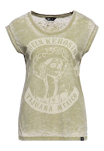 QueenKerosin Print-Shirt Tijuana Mexico (1-tlg) Enzym günstig online kaufen