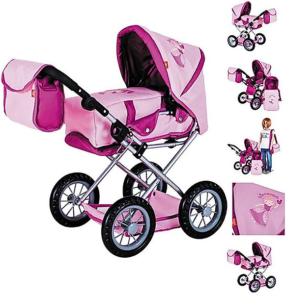 Knorrtoys® Kombi-Puppenwagen Ruby - princess pink, günstig online kaufen