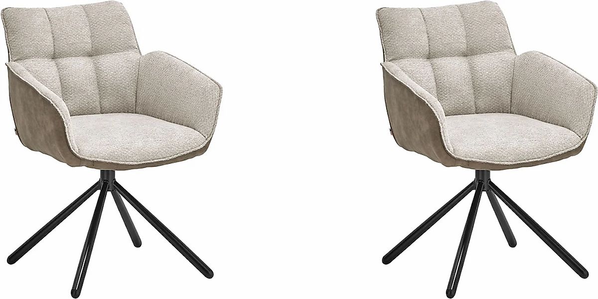 set one by Musterring Esszimmerstuhl "Frisco-B" (Set) 2 Stk.Bezug innen Che günstig online kaufen