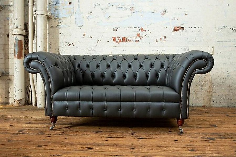 Xlmoebel 2-Sitzer Neues Zweisitzer Chesterfield Couch Polstermöbel-Lounge, günstig online kaufen