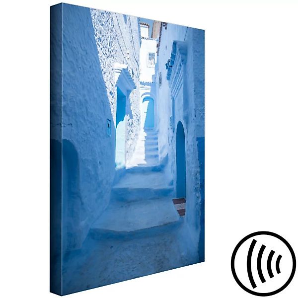 Bild auf Leinwand Architecture of Blue (1 Part) Vertical XXL günstig online kaufen