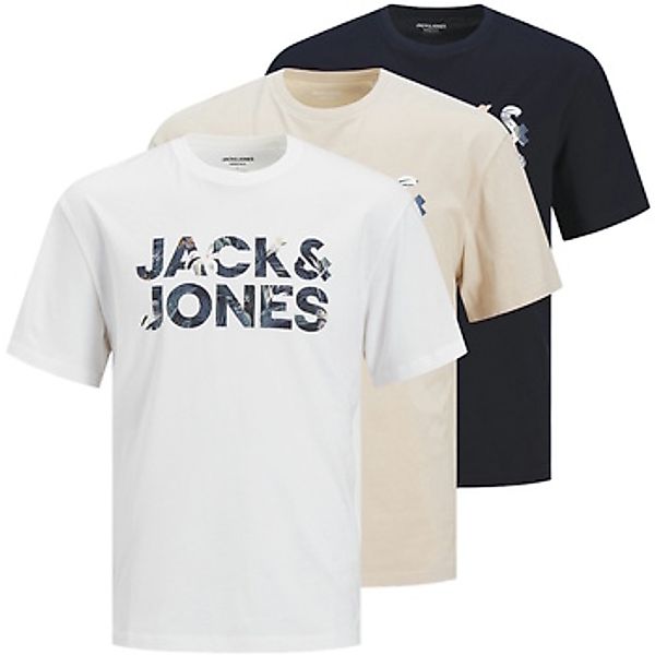 Jack & Jones  T-Shirt T-Shirt BRYAN Kurzarmshirt 3er Pack günstig online kaufen