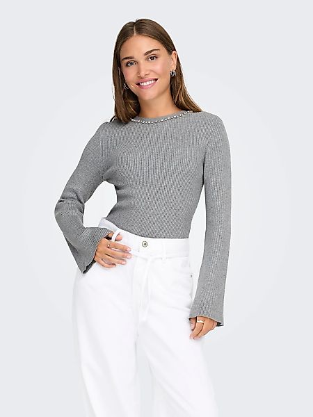 ONLY Rundhalspullover "ONLNATASCHA LS BLING O-NECK CC KNT" günstig online kaufen
