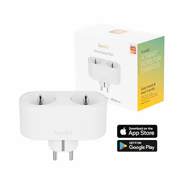 Hombli Smart-Home-Zubehör »smarte zweifach Steckdose« günstig online kaufen