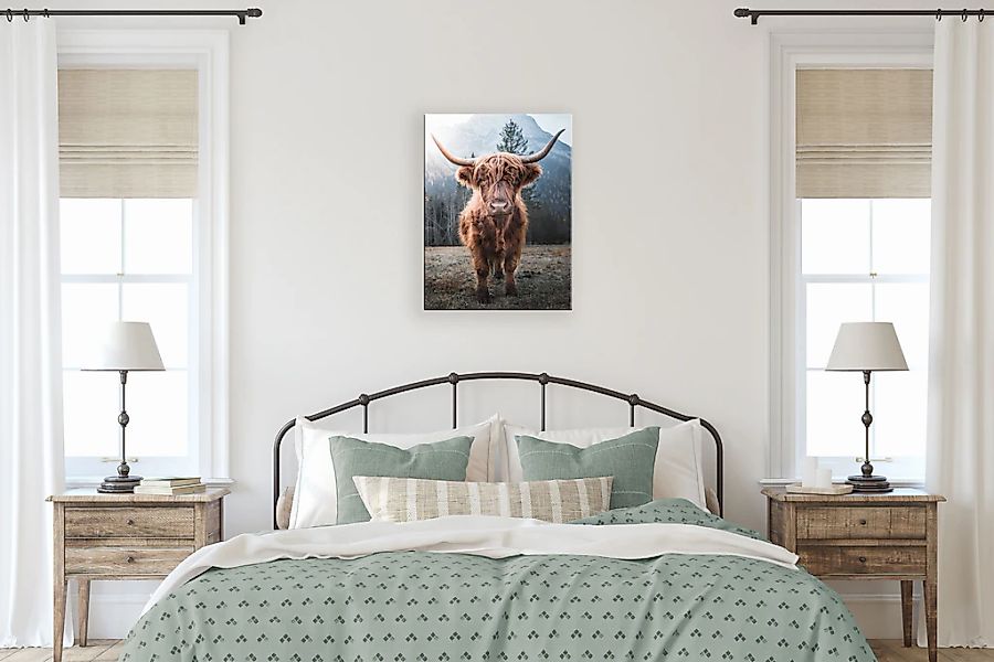 Bönninghoff Leinwandbild Hochlandrind, (1 St) günstig online kaufen