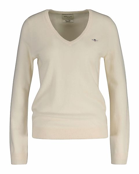Gant V-Ausschnitt-Pullover "EXTRAFINE LAMBSWOOL V-NECK" günstig online kaufen
