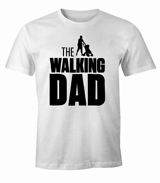 MoonWorks Print-Shirt The Walking Dad Shirt Herren T-Shirt Fun Moonworks® m günstig online kaufen