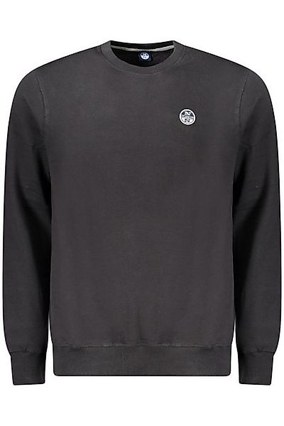 North Sails Sweatshirt Herren-Sweatshirt Schwarz - Langarm, Rundhals günstig online kaufen