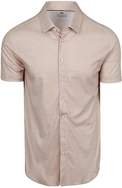 Desoto Short Sleeve Oxford Optics Hemd Beige - Größe XXL günstig online kaufen