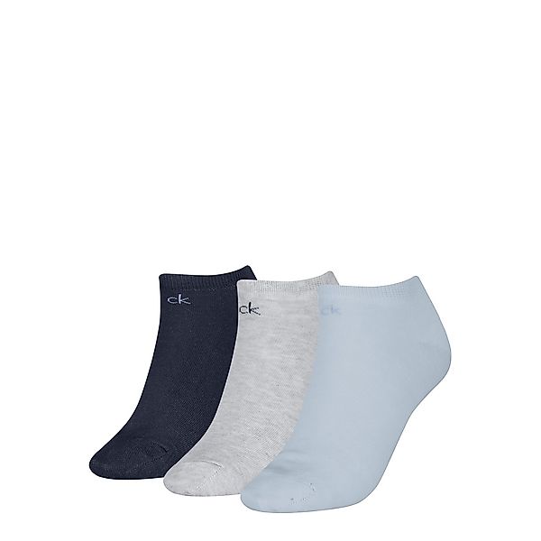Calvin Klein Sneakersocken "CK WOMEN SNEAKER" 3 Paar, schmales Rippenbündch günstig online kaufen