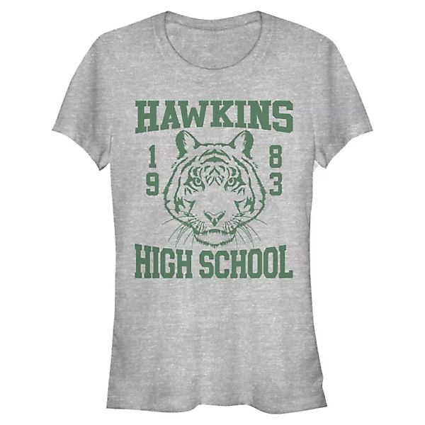 Netflix - Stranger Things - Hawkins High Tiger 1983 - Frauen T-Shirt günstig online kaufen