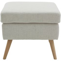 Home affaire Hocker "Salla" Bezug auch in Luxus-Microfaser in Teddyfellopti günstig online kaufen