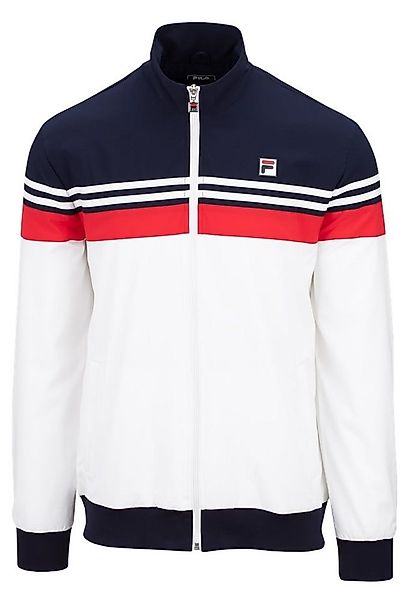 Fila Trainingsjacke Bruno (Full-Zip, Stehkragen) weiss/rot Herren günstig online kaufen