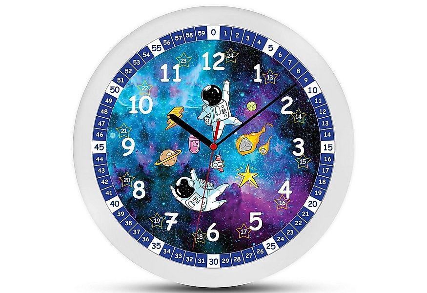 K&L Wall Art Wanduhr Kinder Lernuhr Kinderzimmer Wanduhr Uhrzeit lesen lern günstig online kaufen