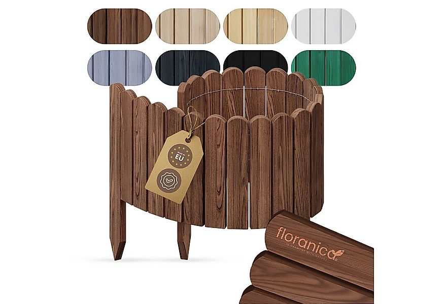Floranica Palisade Flexible Rasenkante Rollborder Beeteinfassung Beetumrand günstig online kaufen