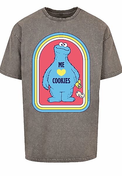 F4NT4STIC T-Shirt "Sesamstraße Cookie Monster Me", Premium Qualität, Weihna günstig online kaufen