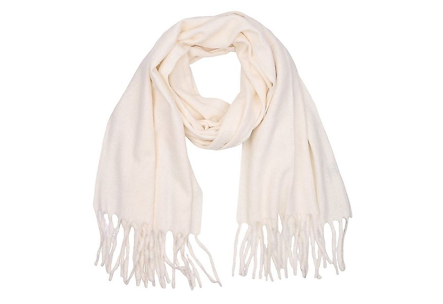 MIRROSI Modeschal weicher und warmer Unifarbe Schal mit Fransen, 65x180cm, günstig online kaufen