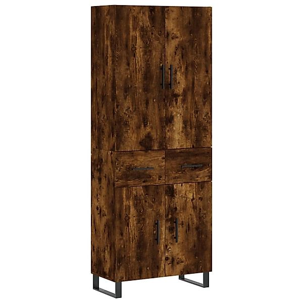 vidaXL Highboard Räuchereiche 69,5x34x180 cm Holzwerkstoff 3198174 günstig online kaufen