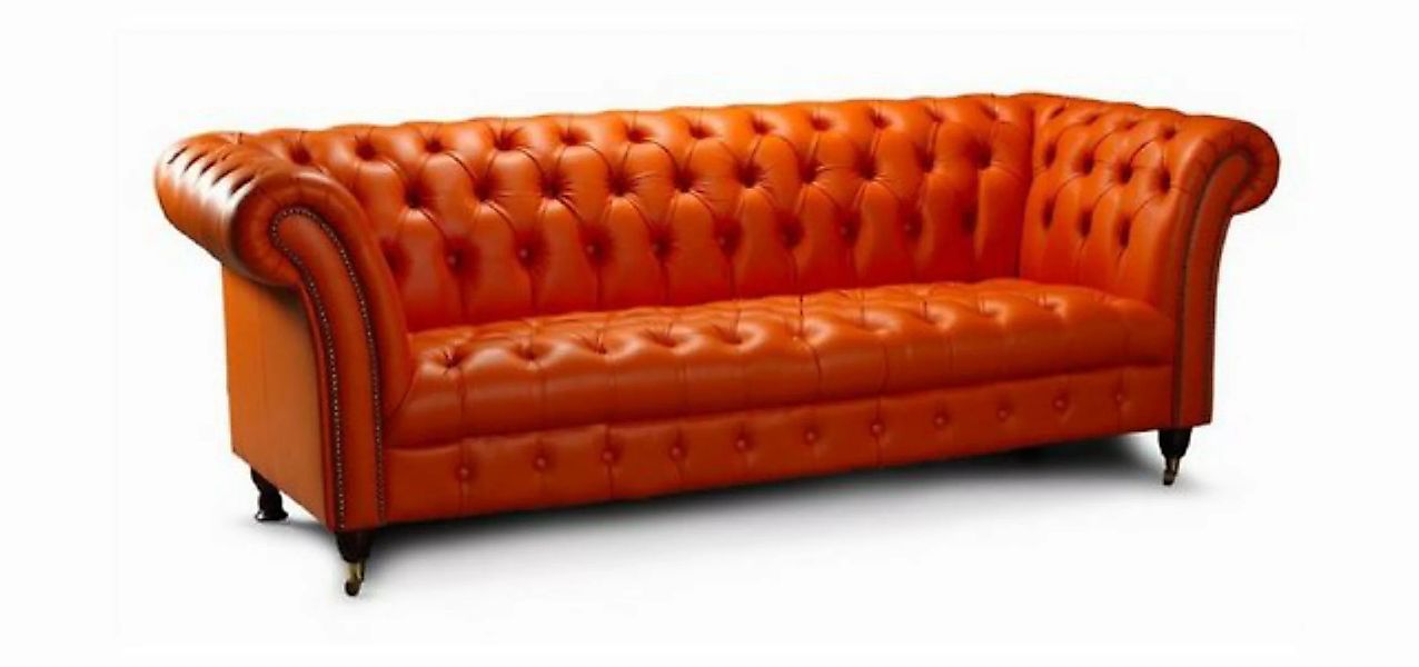JVmoebel Chesterfield-Sofa Designer Sofa 3 Sitzer Chesterfield Couch Polste günstig online kaufen
