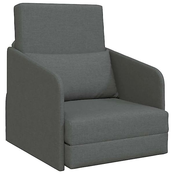vidaXL Schlafsofa Dunkelgrau 65 x 80 x 83 cm Stoff 4106638 günstig online kaufen