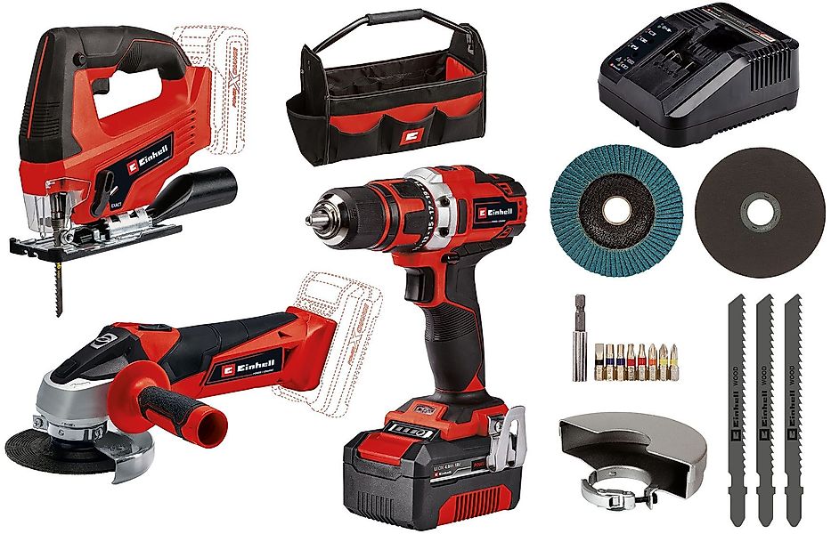 Einhell Elektrowerkzeug-Set TE-TK 18/3 Li Kit günstig online kaufen