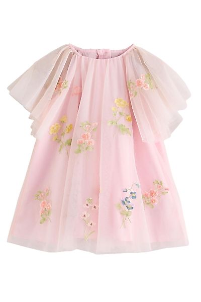 Next Tüllkleid Mesh-Kleid mit Stickereien und günstig online kaufen
