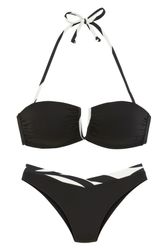 French Connection Bandeau-Bikini Claire V-förmige Schnalle günstig online kaufen