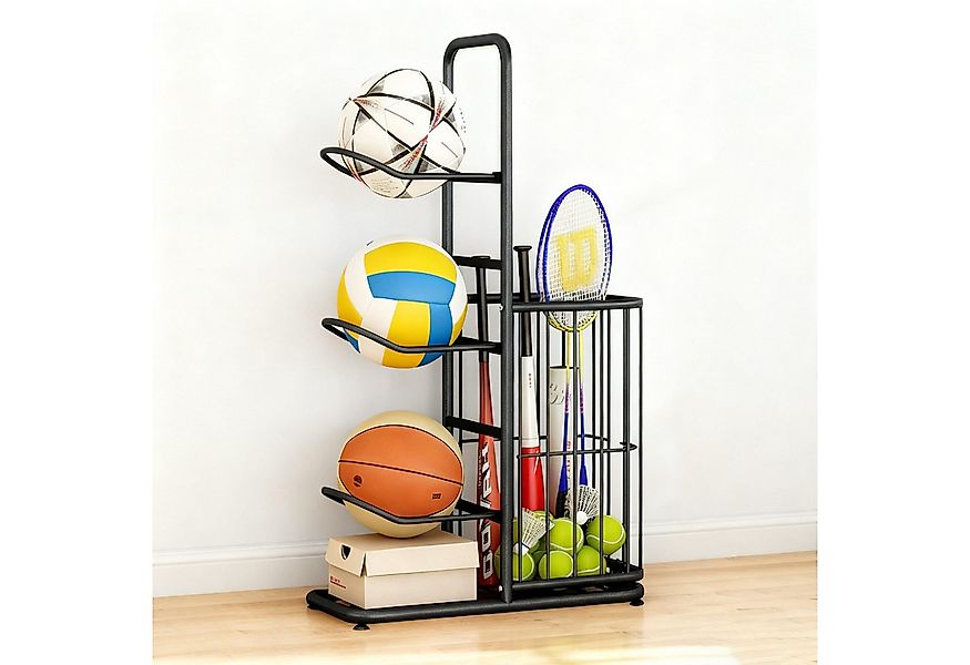 BlingBin Sportgeräte-Regalwagen Ball Aufbewahrung Ballständer Organizer Für günstig online kaufen